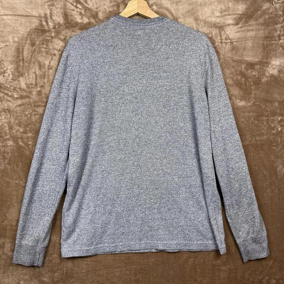 Roots Canada Men’s Organic Cooper Beaver Long Sleeve T-shirt Heather Gray Sz M - Picture 5 of 7